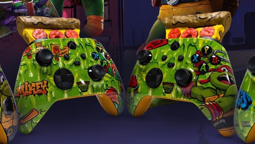 Microsoft reveals pizza-scented Xbox controller for upcoming Teenage Mutant Ninja Turtles film