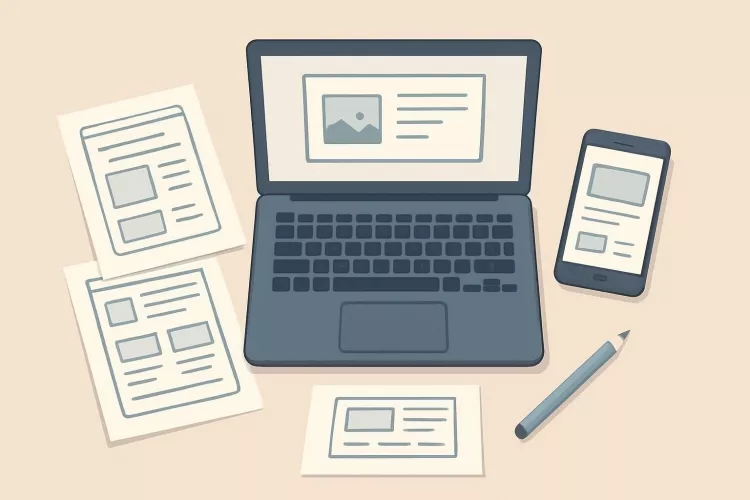 Main stages of app development from idea to launch